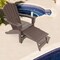 Patio Adirondack Chair Hdpe Outdoor Lounge Chair W/ Retractable Ottoman